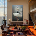 Artronauts Glass Print Disco Ballerina - Tempered Glass Wall Art