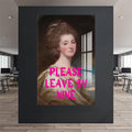 Artronauts Glass Print Please Leave By Nine - Tempered Glass Wall Art