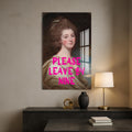 Artronauts Glass Print Please Leave By Nine - Tempered Glass Wall Art