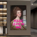 Artronauts Glass Print Please Leave By Nine - Tempered Glass Wall Art
