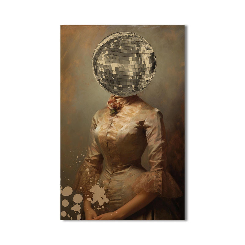 Artronauts Glass Print Disco Head Muse - Tempered Glass Wall Art