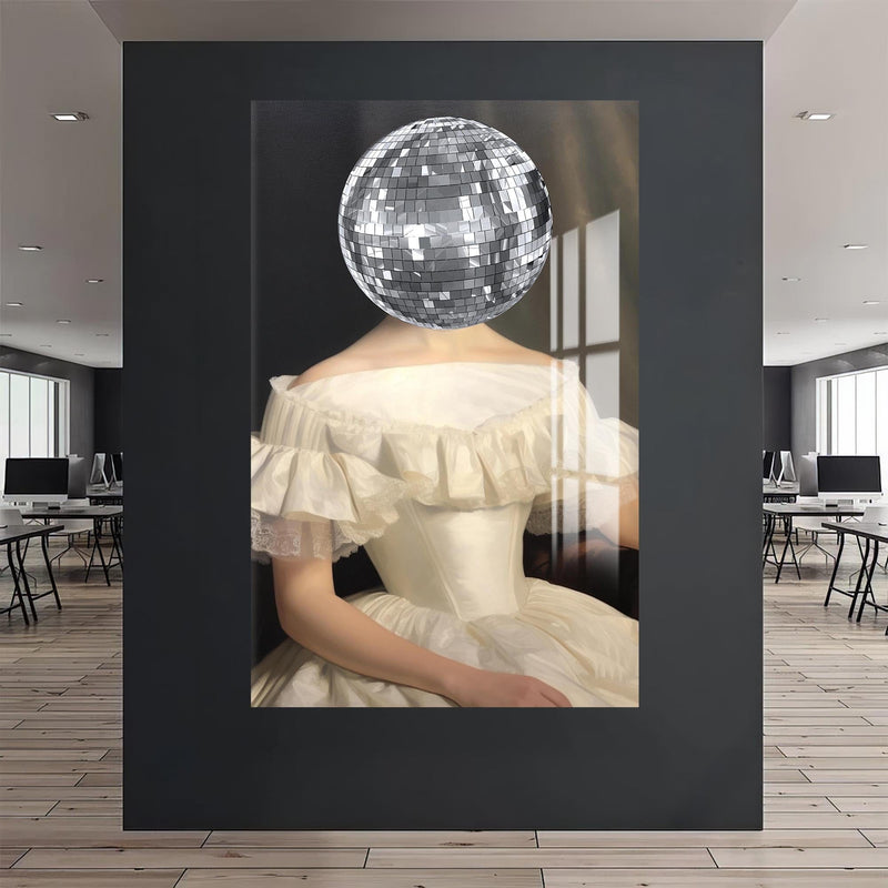 Artronauts Glass Print Disco Bride - Tempered Glass Wall Art