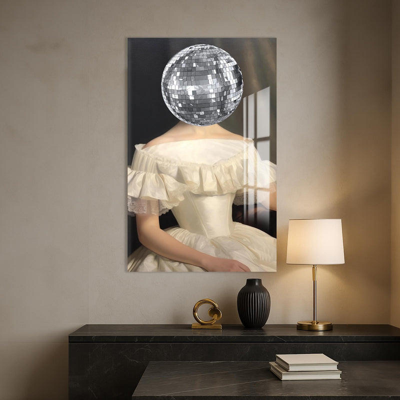 Artronauts Glass Print Disco Bride - Tempered Glass Wall Art