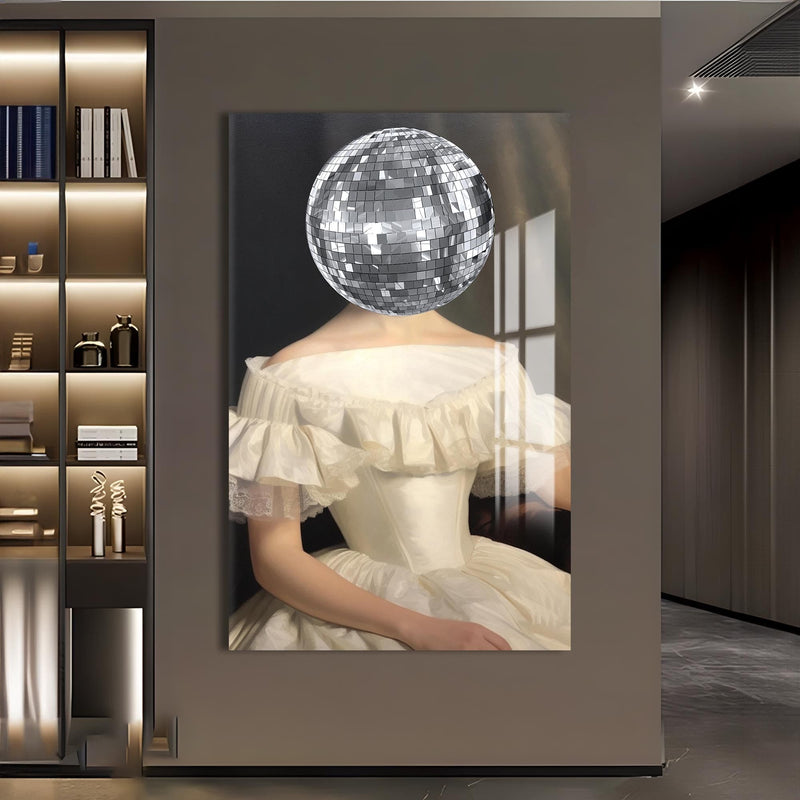 Artronauts Glass Print Disco Bride - Tempered Glass Wall Art
