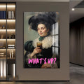 Artronauts Glass Print WHAT’S UP ? - Tempered Glass Wall Art
