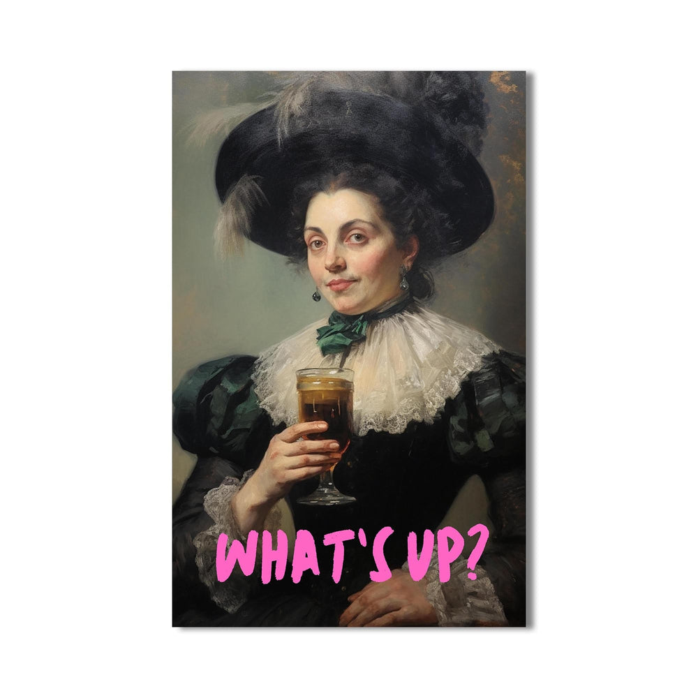 Artronauts Glass Print WHAT’S UP ? - Tempered Glass Wall Art