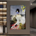 Artronauts Glass Print Graffiti Romance - Tempered Glass Wall Art