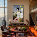 Artronauts Glass Print Graffiti Romance - Tempered Glass Wall Art