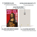 Artronauts Glass Print Mona Loves Cats - Tempered Glass Wall Art