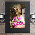 Artronauts Glass Print SLAY QUEEN - Tempered Glass Wall Art