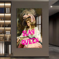 Artronauts Glass Print SLAY QUEEN - Tempered Glass Wall Art