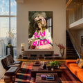 Artronauts Glass Print SLAY QUEEN - Tempered Glass Wall Art