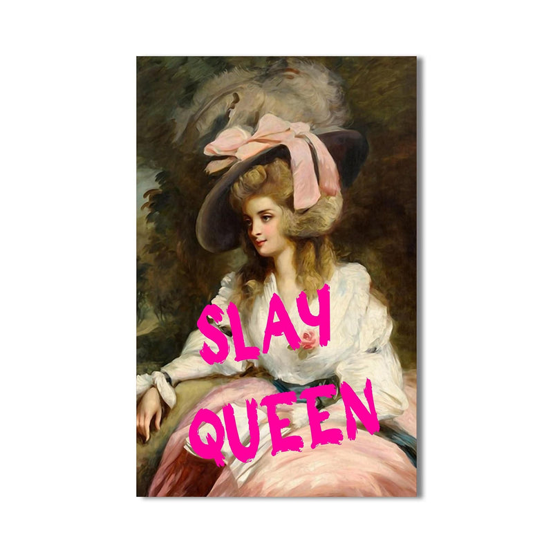 Artronauts Glass Print SLAY QUEEN - Tempered Glass Wall Art