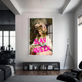 Artronauts Glass Print S | 72x46 cm | 28.3"x18.1" / White SLAY QUEEN - Tempered Glass Wall Art