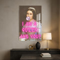 Artronauts Glass Print I Am A Queen - Tempered Glass Wall Art