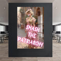 Artronauts Glass Print Smash The Patriarchy - Tempered Glass Wall Art
