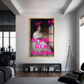 Artronauts Glass Print S | 72x46 cm | 28.3"x18.1" / Gold See Me Crowned - Tempered Glass Wall Art