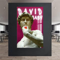 Artronauts Glass Print David Baby - Tempered Glass Wall Art