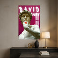 Artronauts Glass Print David Baby - Tempered Glass Wall Art