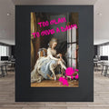 Artronauts Glass Print Too Glam - Tempered Glass Wall Art