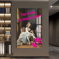 Artronauts Glass Print Too Glam - Tempered Glass Wall Art