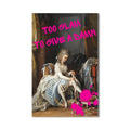Artronauts Glass Print Too Glam - Tempered Glass Wall Art