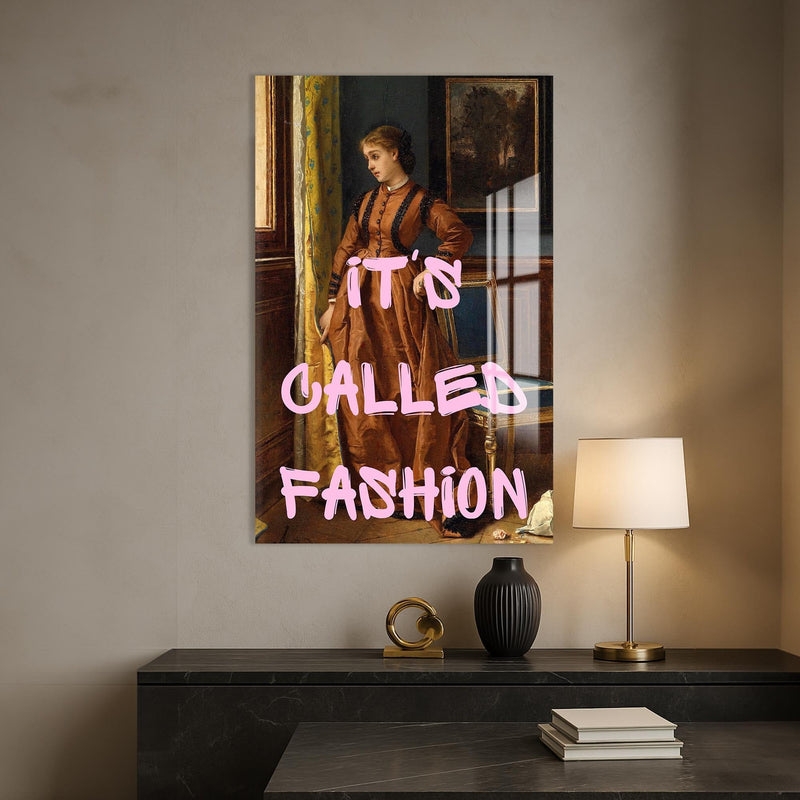 Artronauts Glass Print It’s Called Fashion - Tempered Glass Wall Art