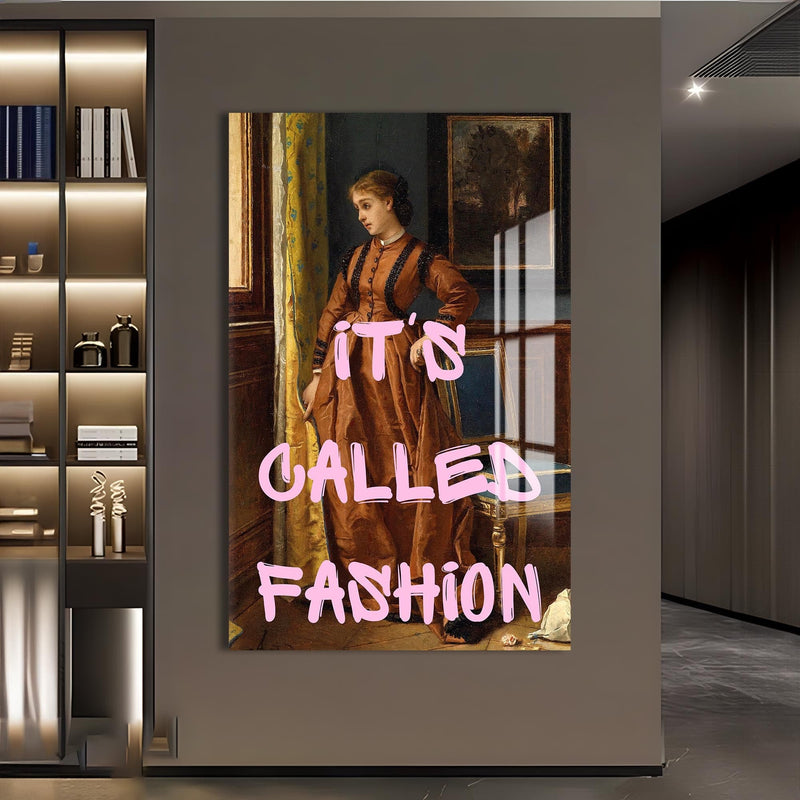 Artronauts Glass Print It’s Called Fashion - Tempered Glass Wall Art