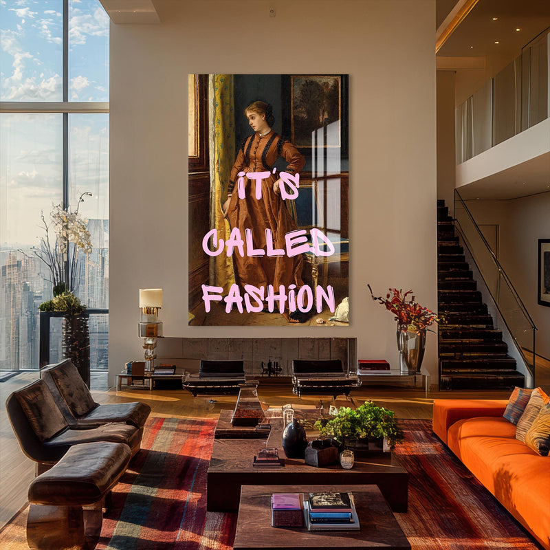 Artronauts Glass Print It’s Called Fashion - Tempered Glass Wall Art