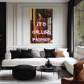 Artronauts Glass Print It’s Called Fashion - Tempered Glass Wall Art