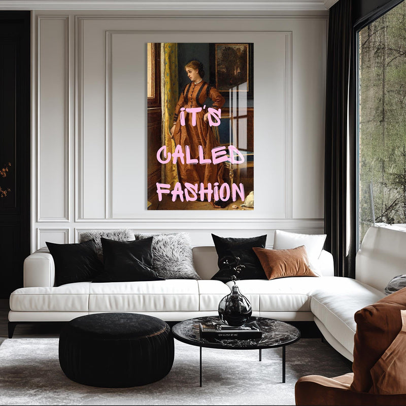 Artronauts Glass Print It’s Called Fashion - Tempered Glass Wall Art