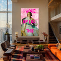Artronauts Glass Print I Woke Up Like This - Tempered Glass Wall Art
