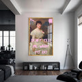 Artronauts Glass Print S | 72x46 cm | 28.3"x18.1" / Gold Don’t Tell Me - Tempered Glass Wall Art