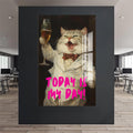Artronauts Glass Print Today Is My Day - Tempered Glass Wall Art