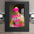 Artronauts Glass Print Relax And Enjoy - Tempered Glass Wall Art