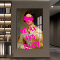 Artronauts Glass Print Relax And Enjoy - Tempered Glass Wall Art