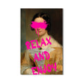Artronauts Glass Print Relax And Enjoy - Tempered Glass Wall Art