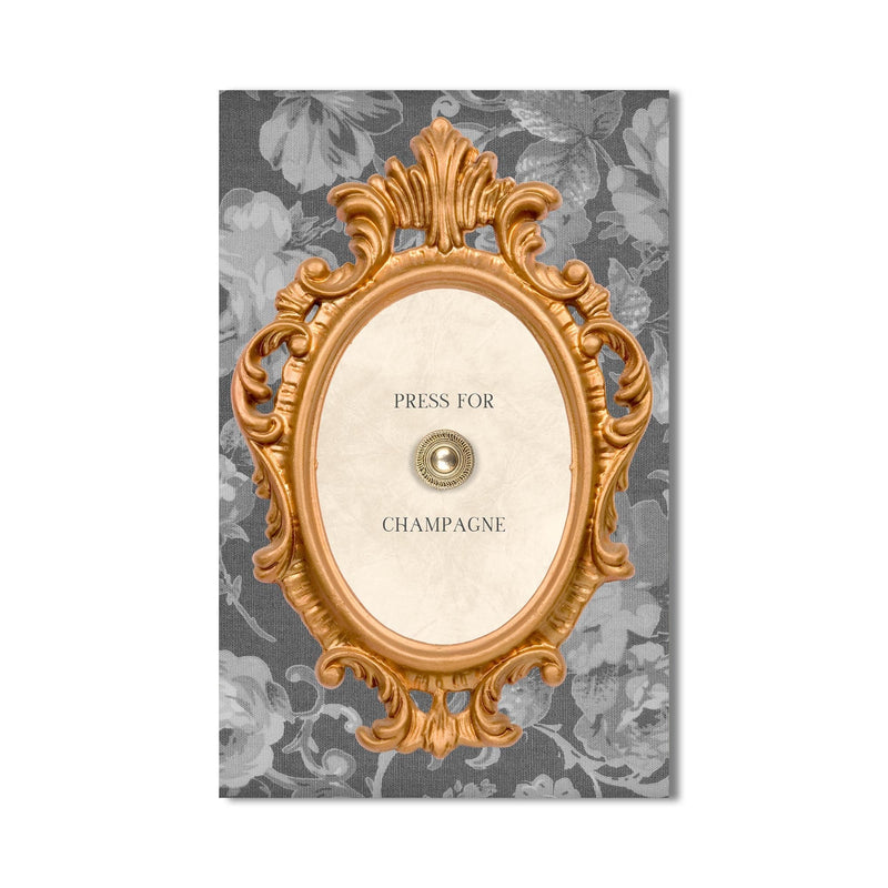 Artronauts Glass Print Press For Champagne - Tempered Glass Wall Art