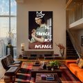 Artronauts Glass Print Be Savage - Tempered Glass Wall Art