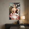 Artronauts Glass Print I Saw That - Tempered Glass Wall Art