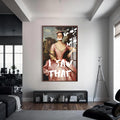 Artronauts Glass Print S | 72x46 cm | 28.3"x18.1" / Walnut I Saw That - Tempered Glass Wall Art