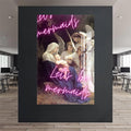 Artronauts Glass Print Let’s Be Mermaids - Tempered Glass Wall Art