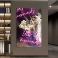 Artronauts Glass Print Let’s Be Mermaids - Tempered Glass Wall Art
