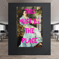 Artronauts Glass Print This Must Be The Place - Tempered Glass Wall Art