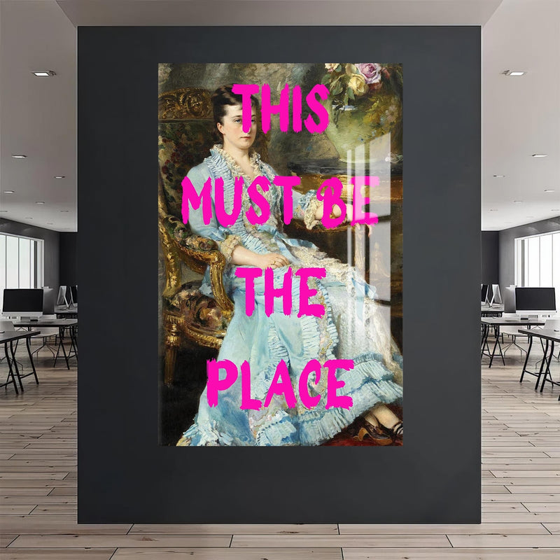 Artronauts Glass Print This Must Be The Place - Tempered Glass Wall Art