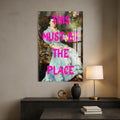 Artronauts Glass Print This Must Be The Place - Tempered Glass Wall Art