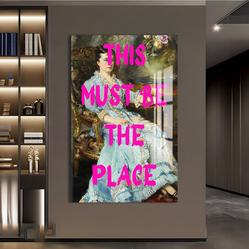 Artronauts Glass Print This Must Be The Place - Tempered Glass Wall Art