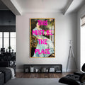 Artronauts Glass Print S | 72x46 cm | 28.3"x18.1" / Gold This Must Be The Place - Tempered Glass Wall Art