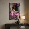 Artronauts Glass Print Oh Hell No - Tempered Glass Wall Art