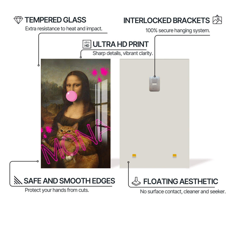 Artronauts Glass Print MONA - Tempered Glass Wall Art